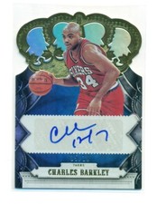 CHARLES BARKLEY 2017-18 Crown Royale Basketball Gold Crown Autograph Auto 05/10