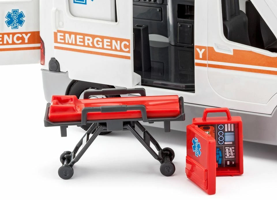 Junior Kit Ambulance 1:20 Plastic Model Kit REVELL - Immagine 3 di 4