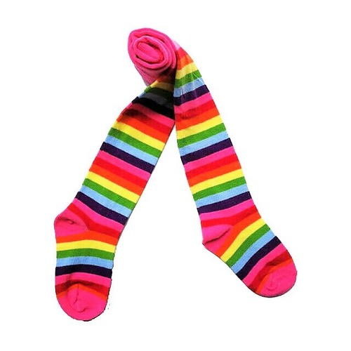 NWT GIRLS 4-6, 7-8 COLORFUL STRIPES, DOTS MIXED PRINT TIGHTS MATILDA JANE & MORE - Picture 5 of 31