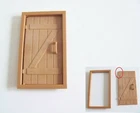 Playmobil (B33c40) WESTERN - Brown Drugstore Door & Frame 3462 Broken