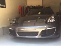 Porsche Boxster 981 – Kompletter Grillsatz (Ohne Einparksensoren), Schwarz (2012