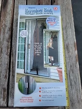 Magnetic Marvelous Mesh Instant Door Screen 81.5" x 40 