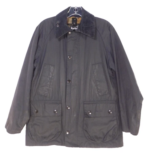 Navy Blue Barbour Bedale Waxed Jacket Size 32