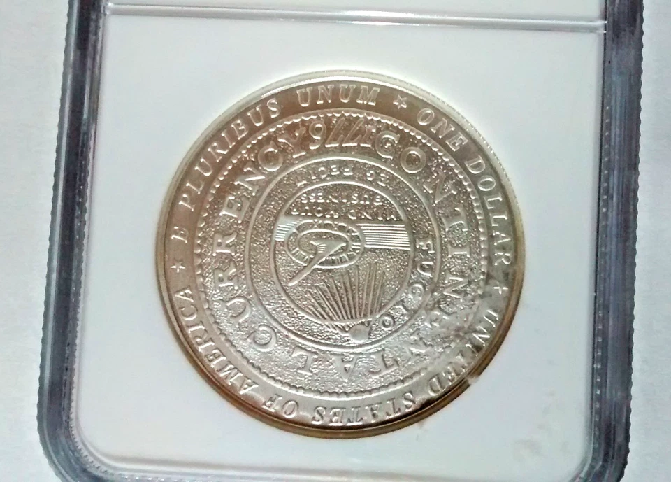 BENJAMIN FRANKLIN SILVER NGC MS 69 - Image 4 of 4