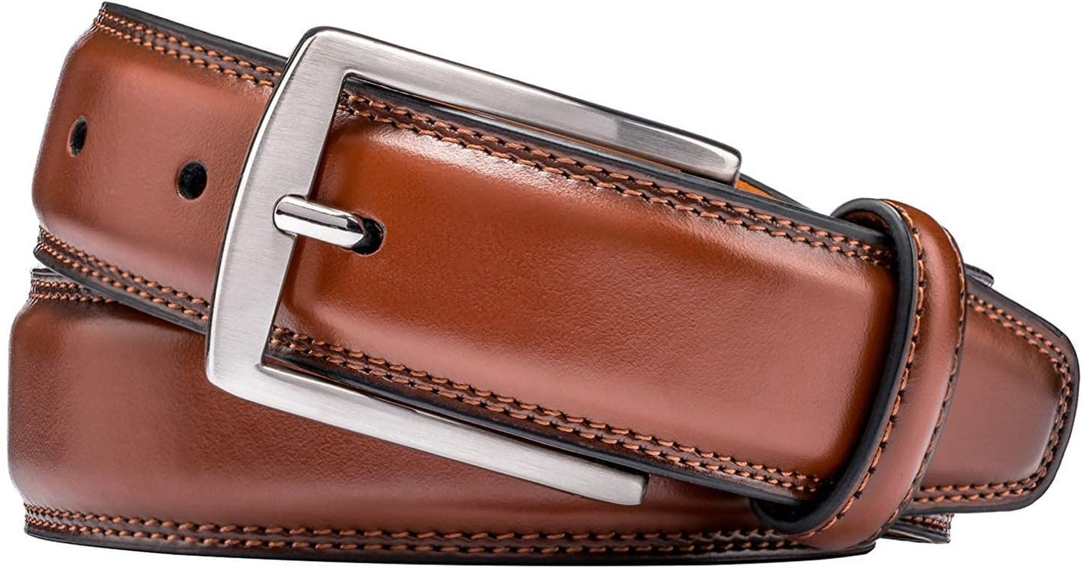 Genuine Leather Dress Belt- Classic & Fashion for Work Business and Casual Belt