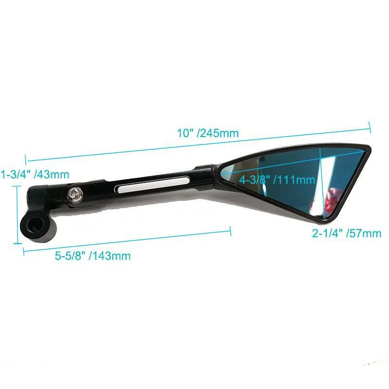 Espejos retrovisores laterales para motocicleta Honda Grom MSX125SF 2020 2019 2018 2017 EE. UU. Foto 3 de 4