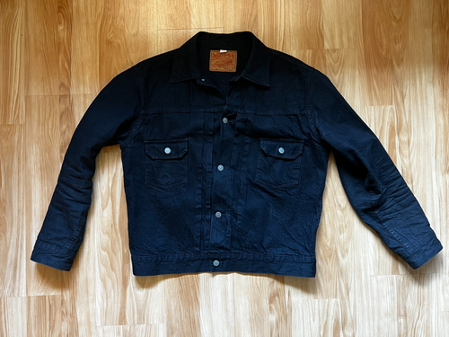 Sugar Cane 1953 Type II Denim Jacket - Black Size 42
