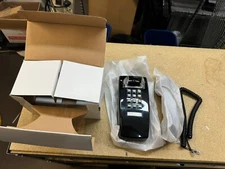 Scitec AEGIS 2554 Single Line Black Wall Telephone Bell Ringer Full Dial Pad