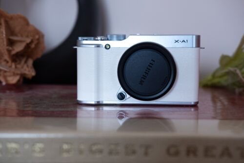 Fujifilm X-A1 Mirrorless Interchangeable Lens Camera - 16.3MP- White - Body Only
