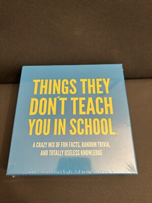 Brandneu Hygge Spiele Dinge, die sie dir in der Schule nicht beibringen Party Quizspiel 