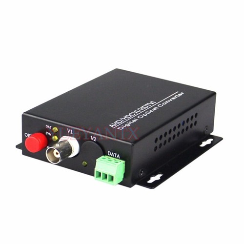 1 Kanal 720P 960P AHD CVI TVI Glasfaser Optisch Video Konverter 1V1D Reverse RS485 - Bild 5 von 6