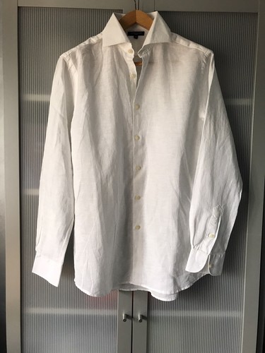 Camicia Bianca in Lino / Cotone Taglia 38 Doppelganger Roma uomo | eBay