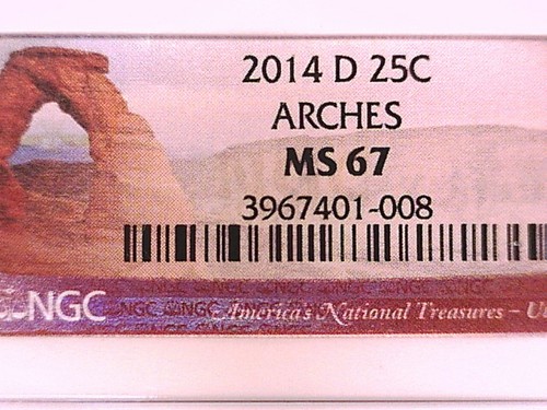 Arches NP 2014 D Washington Quarter NGC MS 67 3967401-008 - Picture 3 of 3