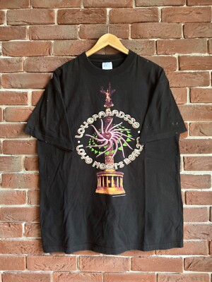 トップス 1990s LOVE PARADE T-shirt vintage 1998 Love Parade Festival T-shirt - Sz Large - Vintage 90s EDM