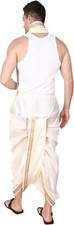 Men Silk Dhoti, Traditional Dhoti, Readymade Dhoti, Dhoti With Pocket