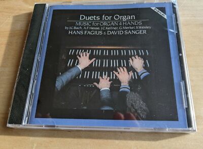 Music for Organ 4 Hands~Duets for Organ~Hans Fagius & David Sanger~5160981  BNEW