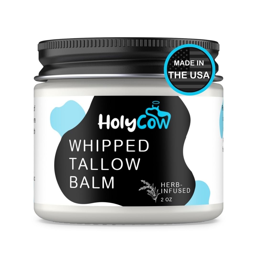 Whipped Beef Tallow Balm with Organic Jojoba Oil for Skin Care