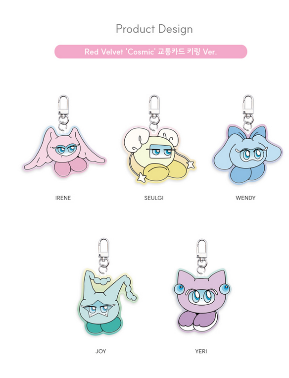 Red Velvet - EZL Tranportation Card (Cosmic Keyring Ver.) | eBay