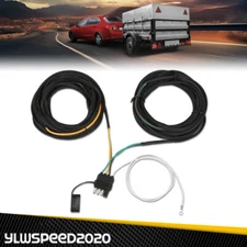 Fit For Trailer Tail Light 25FT 4 Pin 5 Wire Trailer Wiring Harness Kit Wishbone