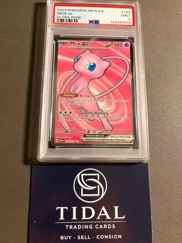 PSA 9 2023 POKEMON MEW EN-151 #193 MEW ex ULTRA RARE