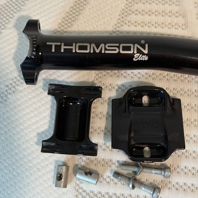 Thompson Elite Alloy 27.2 x 410 SP-E113 Black Seat post 283 Grams