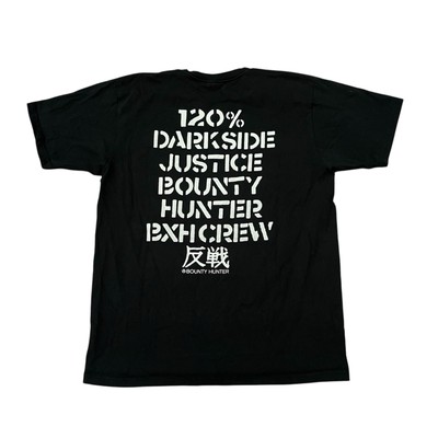 BOUNTY HUNTER JAPAN BXH Crew Mens T-Shirt Large Black Streetwear Darkside