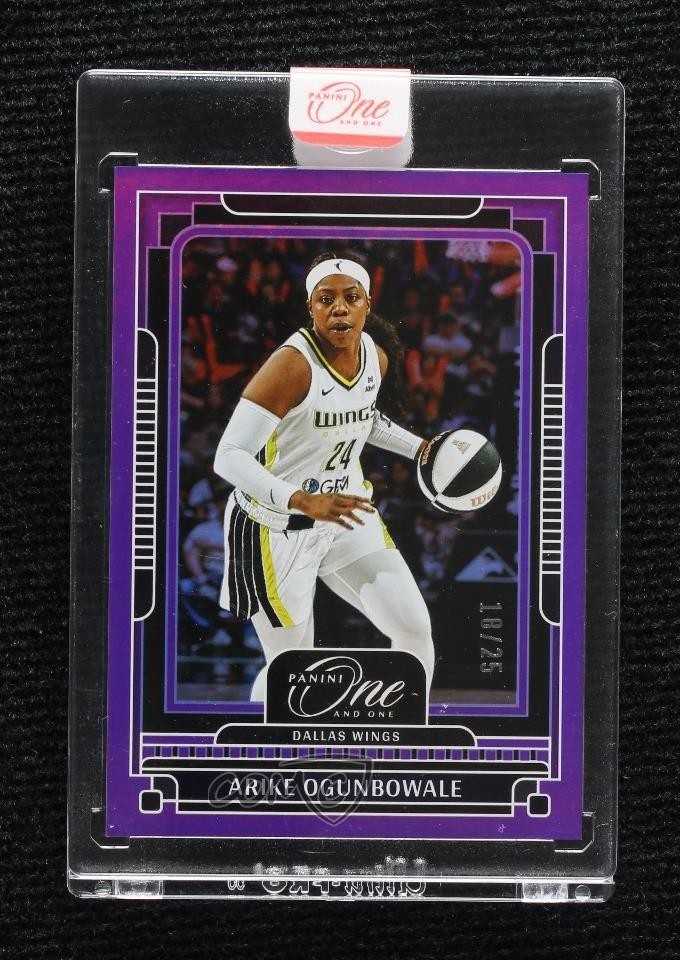 2025 Panini One and One WNBA Purple 18/25 Arike Ogunbowale #73 3m4