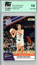 Kathryn Westbeld 2025 WNBA Panini Instant #RRR12 Retro Rated Rookie Card PGI 10