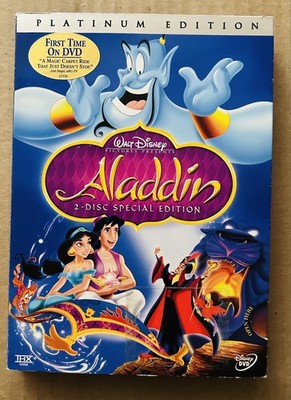 Aladdin Walt Disney 2 Disc Special, Platinum Edition (DVD, 2004)