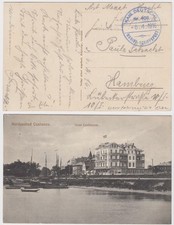 AK Cuxhaven Hotel Continental 1916 MSP Nr. 403 Sperrfahrzeug-Div. Elbe