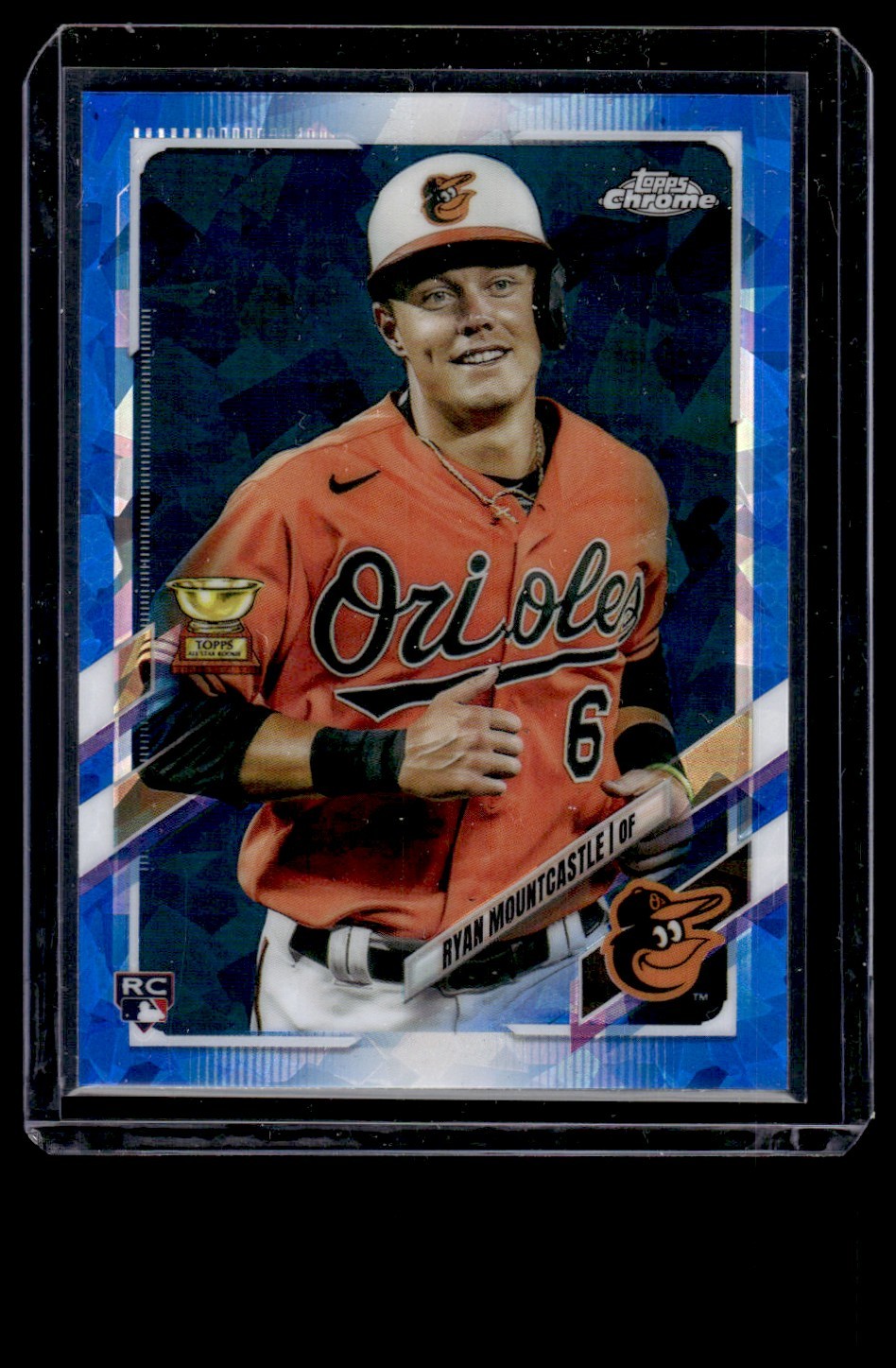 2021 Topps Chrome Sapphire Edition Ryan Mountcastle Rookie Baltimore Orioles