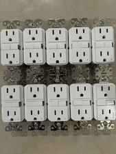 10 -Eaton Temper Resistant GFCI Receptacle 15A 125V color white Two Pole New