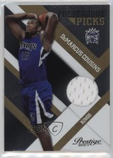 2010-11 Prestige Prestigious Picks Gold Materials 51/99 DeMarcus Cousins #5 nd3