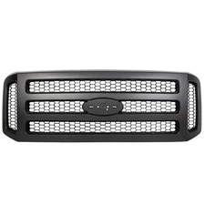 Front Bumper Grille For 2005 2006 2007 Ford F-250 F-350 Super Duty Honeycomb