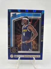 2024-25 Panini Donruss - Rated Rookie DaRon Holmes #213 Holo Blue Laser /49 (RC)