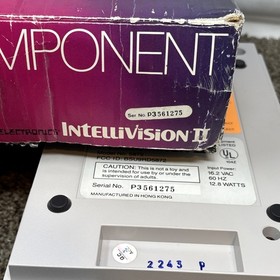 Mattel Intellivision II Console Complete in Box Controllers Cables Tested