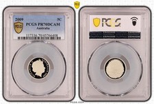 2009 5 Cent Coin - PCGS PR70DCAM Proof - Queen Elizabeth II