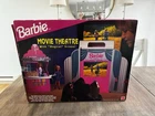 Vtg Old Barbie Doll MOVIE THEATRE PlaySet Magical Screen Popcorn 1995 MATTEL