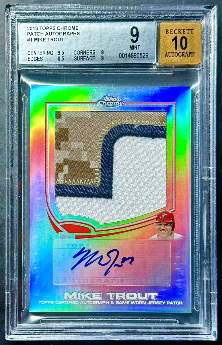 2012 Topps Chrome Mike Trout 10枚限定直筆サイン Topps Mike Trout Autographed Baseball Sports Trading Cards for