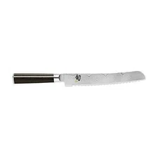 Shun Classics Bread Knife 9" Blade D Shaped PakkaWood Handle (Bundle) DM0705