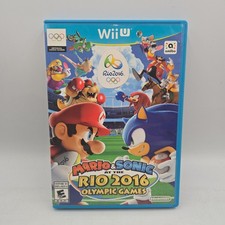 Mario & Sonic at the Rio 2016 Olympic Games (Nintendo Wii U 2016) CIB w/Insert