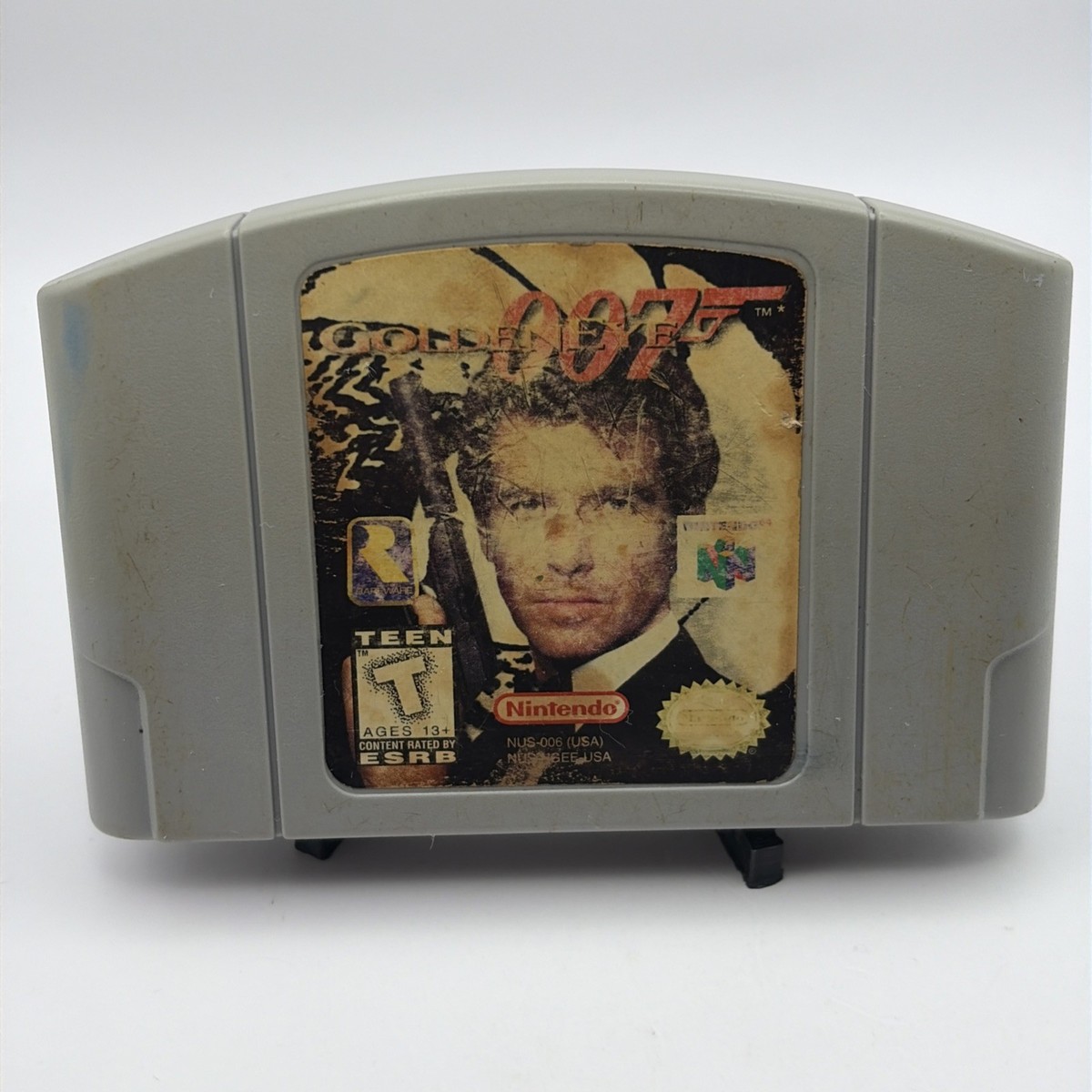 N64 GOLDEN EYE 007 JAMES BOND AUTHENTIC Nintendo 64 Tested Damaged