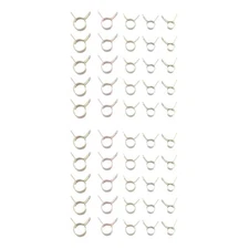  Set of 2 Spring Clamps Water Hose Pipe Connection Bracket Fuel Injection