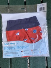 Splash About Happy Nappy Reusable Swim Diaper, Med. 3-6 Months Paper Airplanes