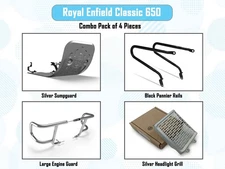 Genuine Royal Enfield Classic 650 4 Pcs Accessories Combo Pack CP-16