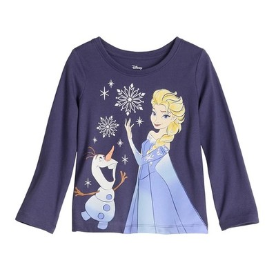 New Disney Jumping Beans Frozen Elsa & Olaf Snowman Shirt Size 8 NWT