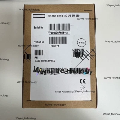 HPE 1.92TB R0Q37A P13012-001 MSA SAS 2040 2050 12Gb 2.5" RI SSD - Image 1 of 2