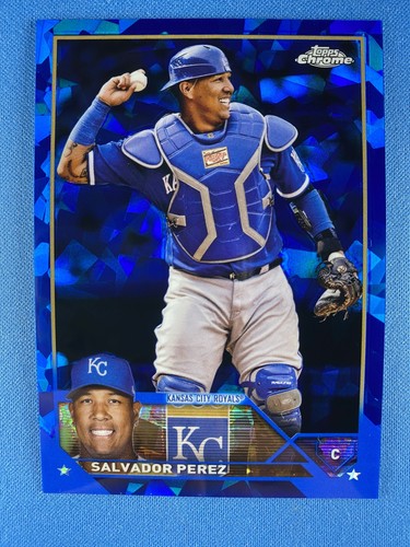 Salvador Perez 2023 Topps Chrome Sapphire Edition #102 Kansas City Royals
