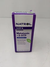 06/25 Natrol Advanced Sleep Melatonin + 5htp, 6mg, Calming Sleep Aid