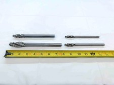 4pc SET OF HSS SOLID PILOT CAP SCREW COUNTERBORES SIZES 1/4, 5/16, 3/8,  1/2
